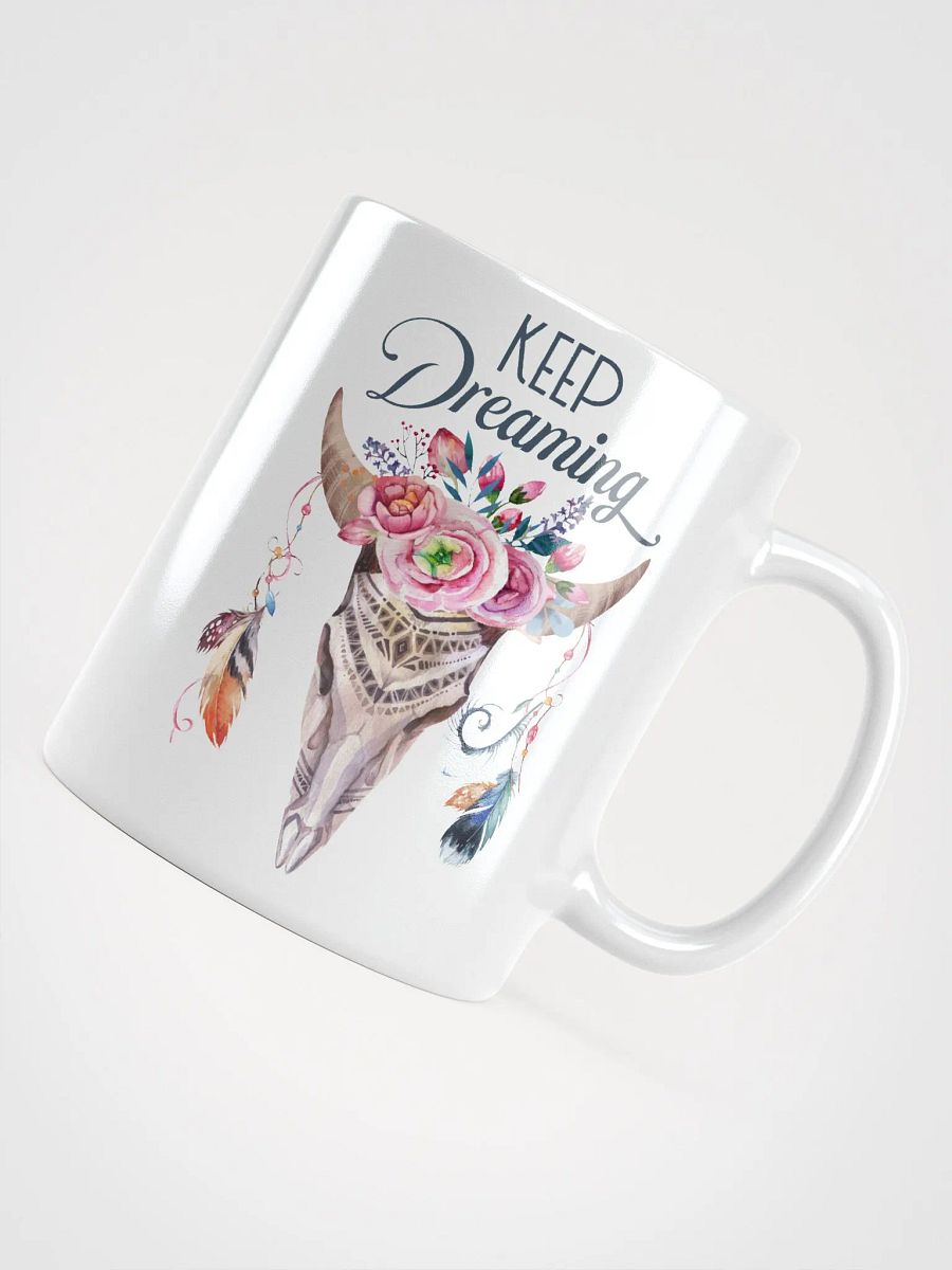 Floral Skull Keep Dreaming Mug product image (4)