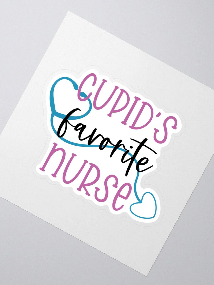 Cupid’s Favorite Nurse Sticker product image (4)
