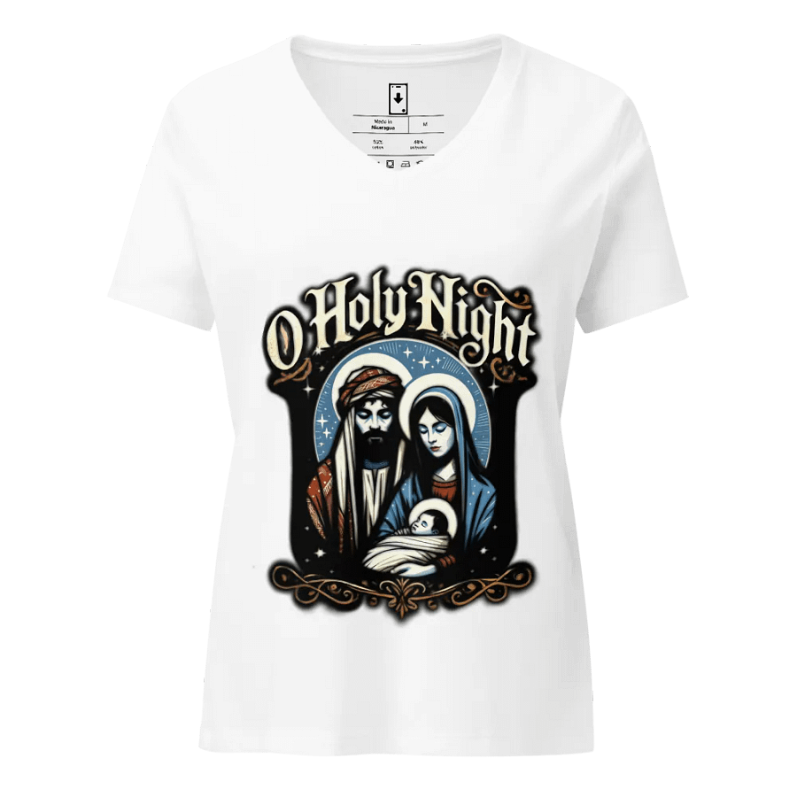 O Holy Night V-Neck Tee product image (21)
