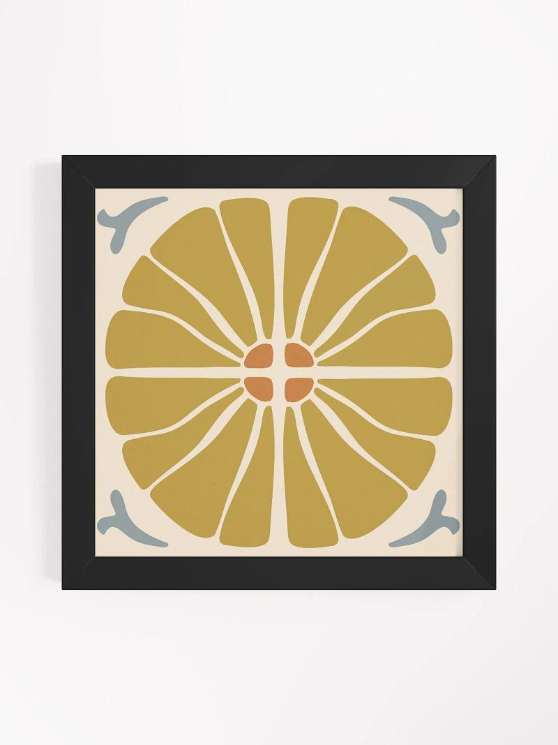 Radiant Simplicity - Framed Poster