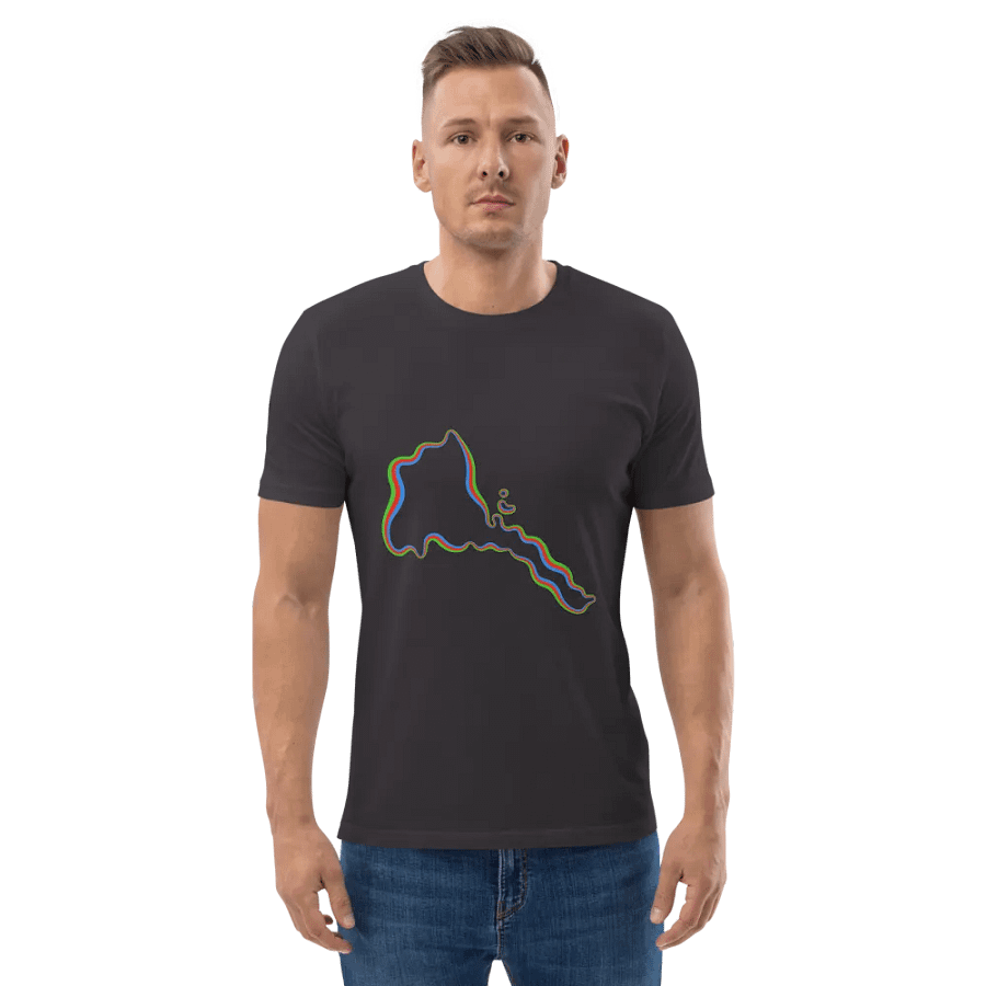 Neon Geographical Outline T-Shirt product image (136)