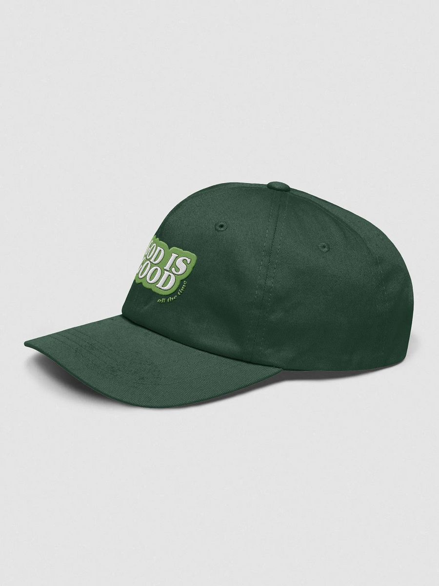 GREEN God is Good Dad Hat product image (3)