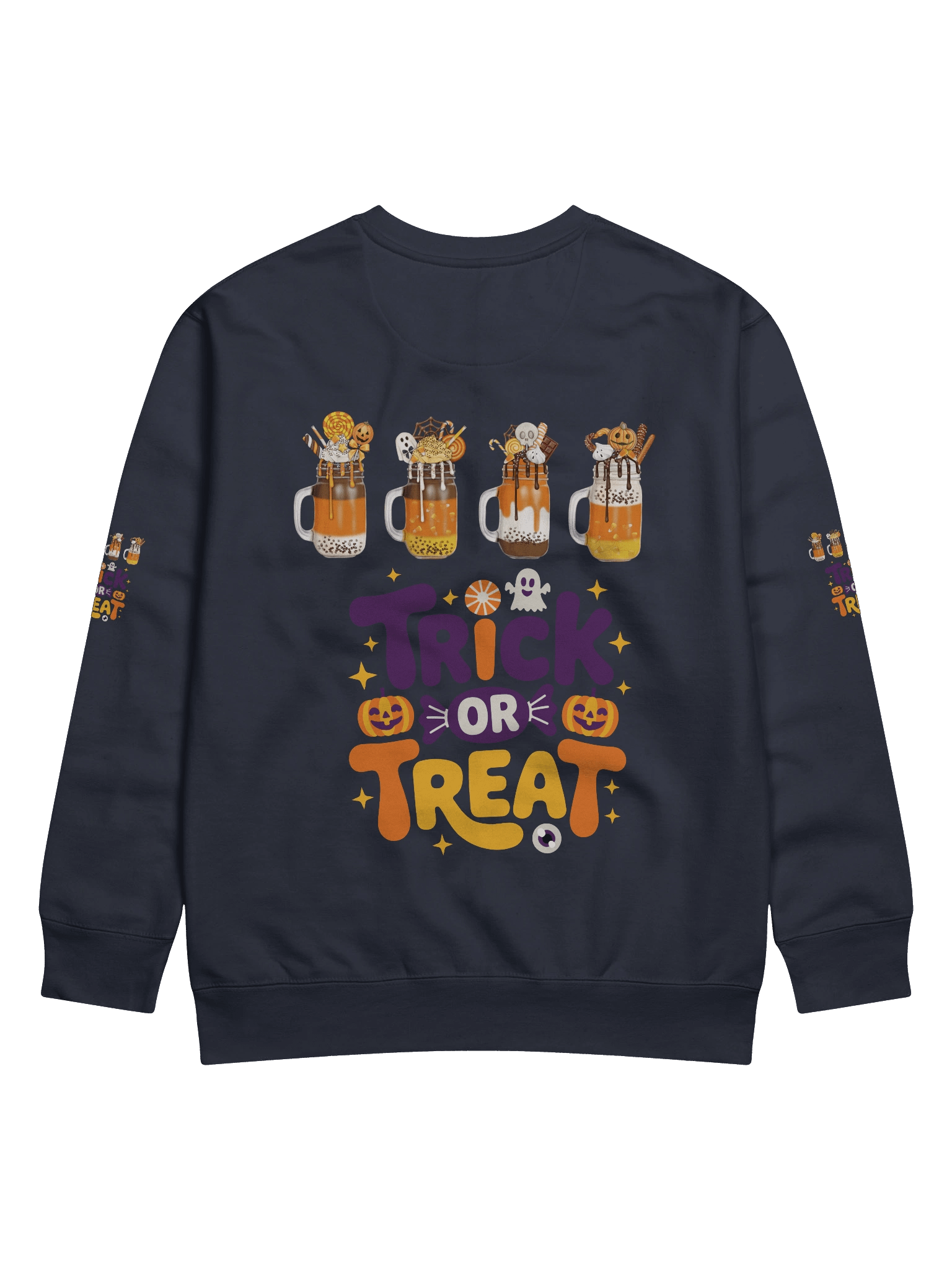Trick or Treat Ice Cream Dessert Sweatshirt product image (41)