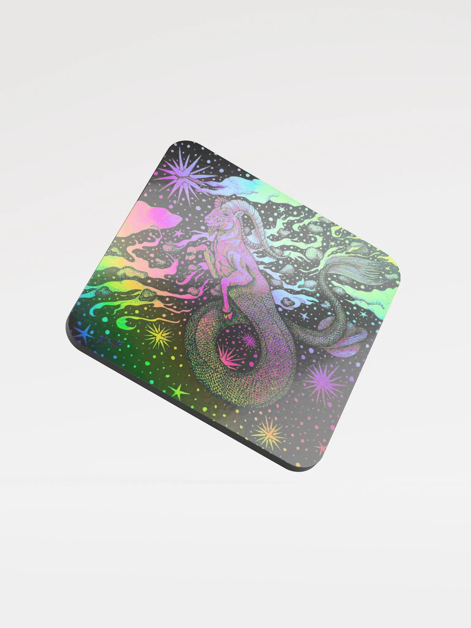 Limited edition Capricorn Zodiac coaster product image (1)