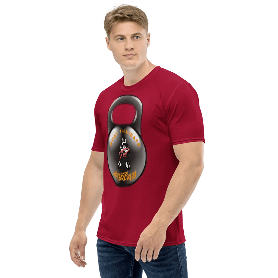 Muay Thaibata Training shirt, deep red product image (3)