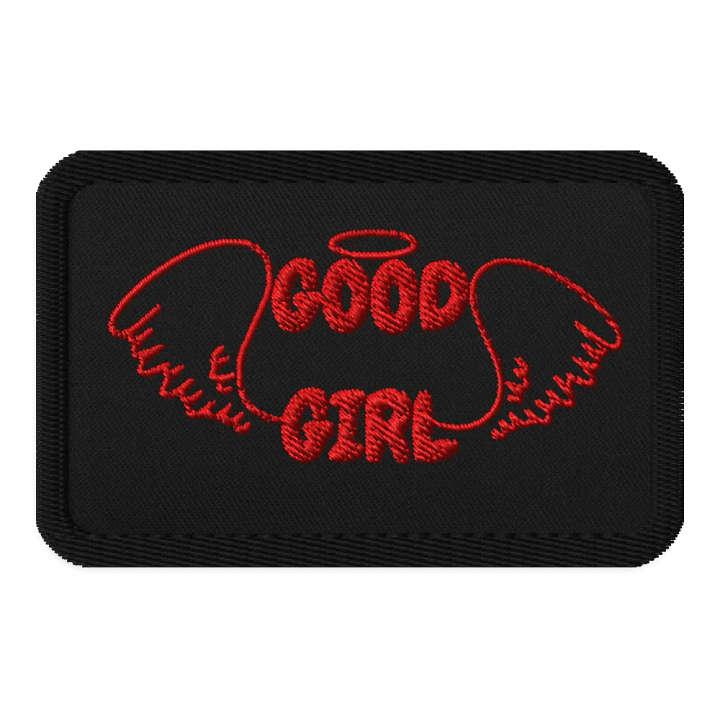 Good Girl Angel Wings Embroidered Patch product image (1)