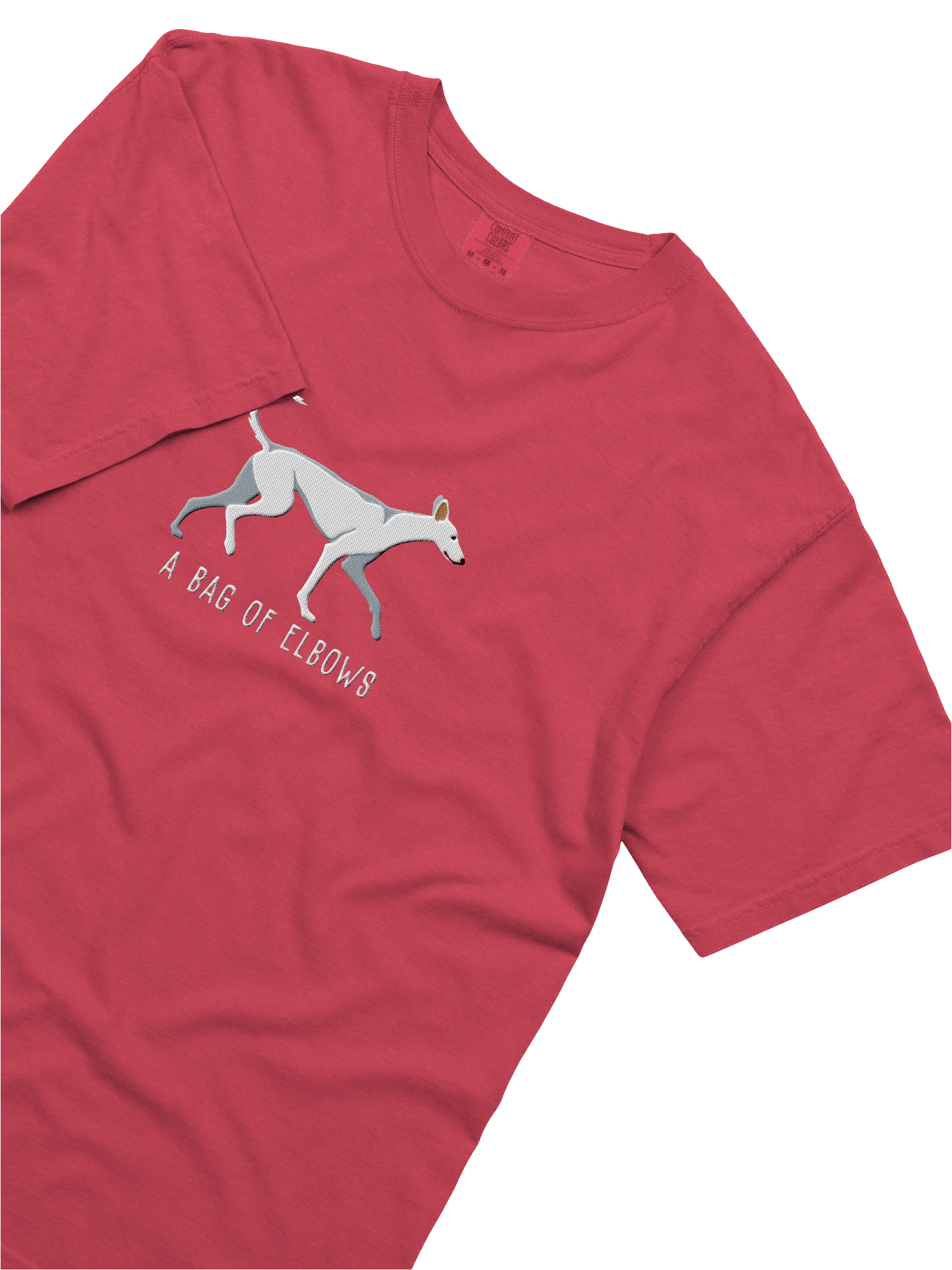 A Bag of Elbows T-Shirt(Embroidered) of an Ibizan Hound(White) product image (45)