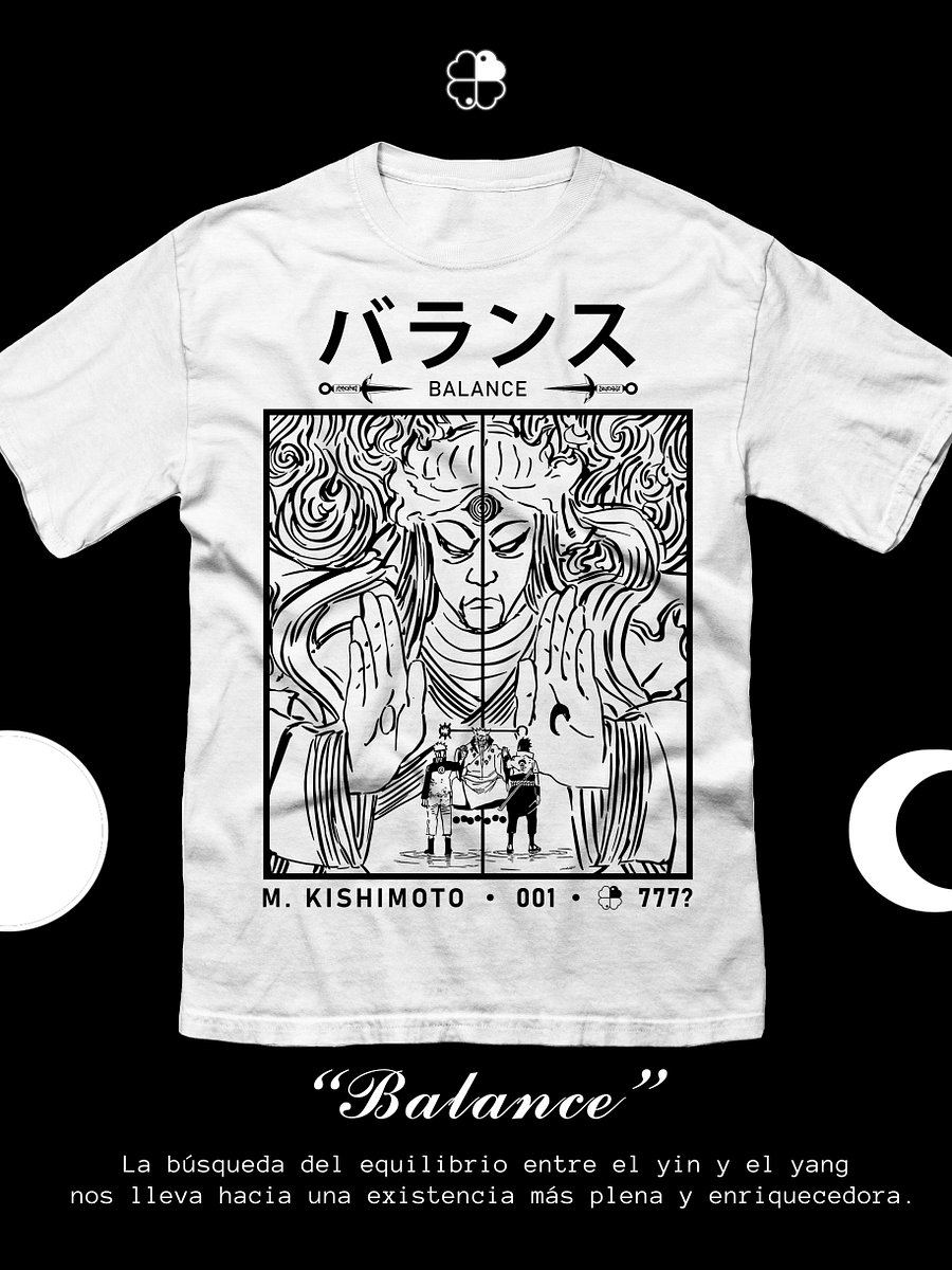 Playera Naruto Balance 001 product image (1)