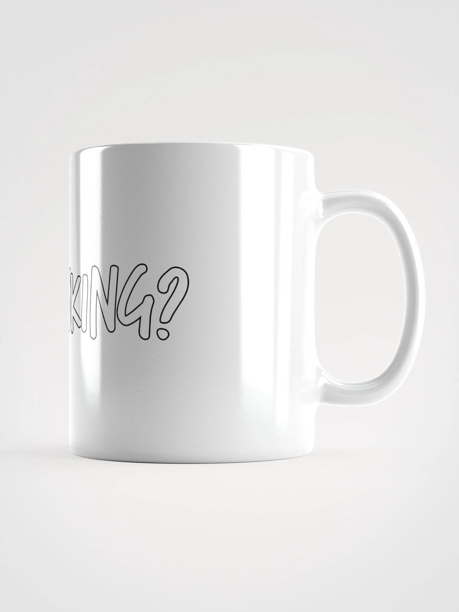 Glossy Mug - We Drinking? product image (1)