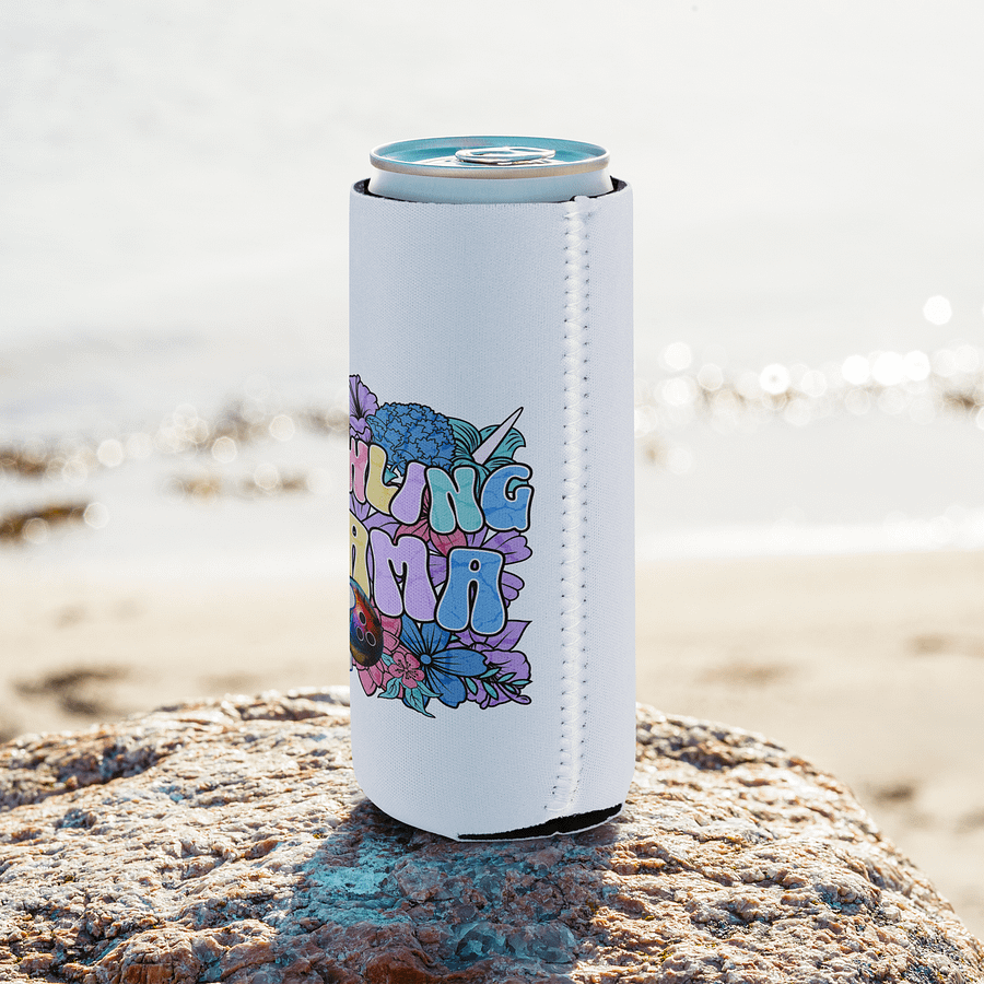Floral Bowling Mama Can Cooler product image (17)