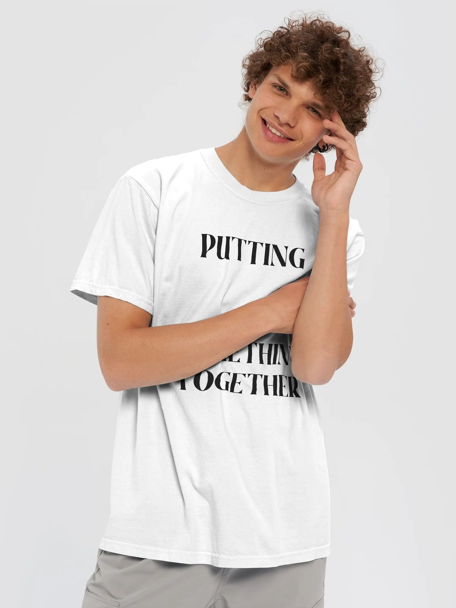 PUTTING SOMETHING TOGETHER(BLACK PRINT) product image (5)