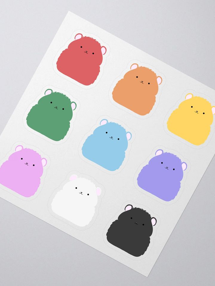 Rainbow Hamsters Sticker Sheet product image (2)