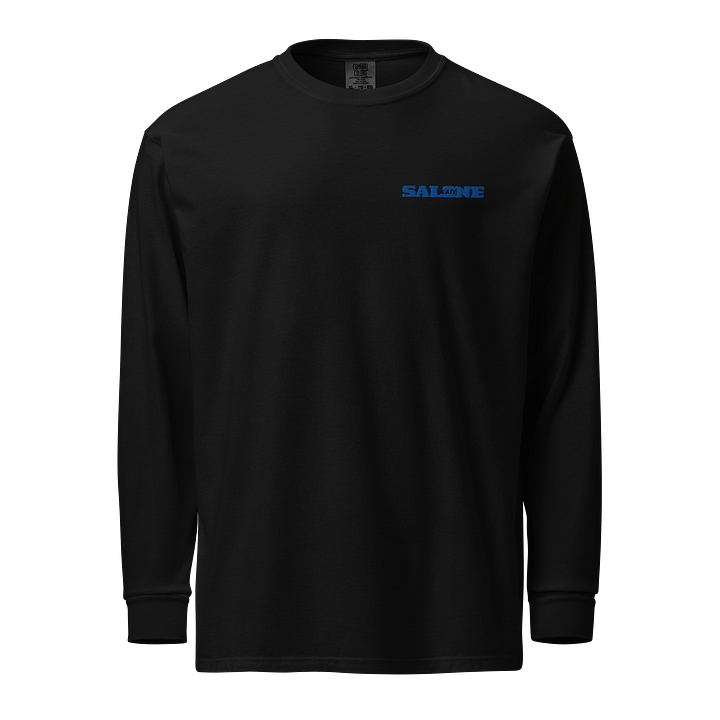 SALONE GUY Unisex Garment-Dyed Heavyweight Long Sleeve Shirt product image (1)