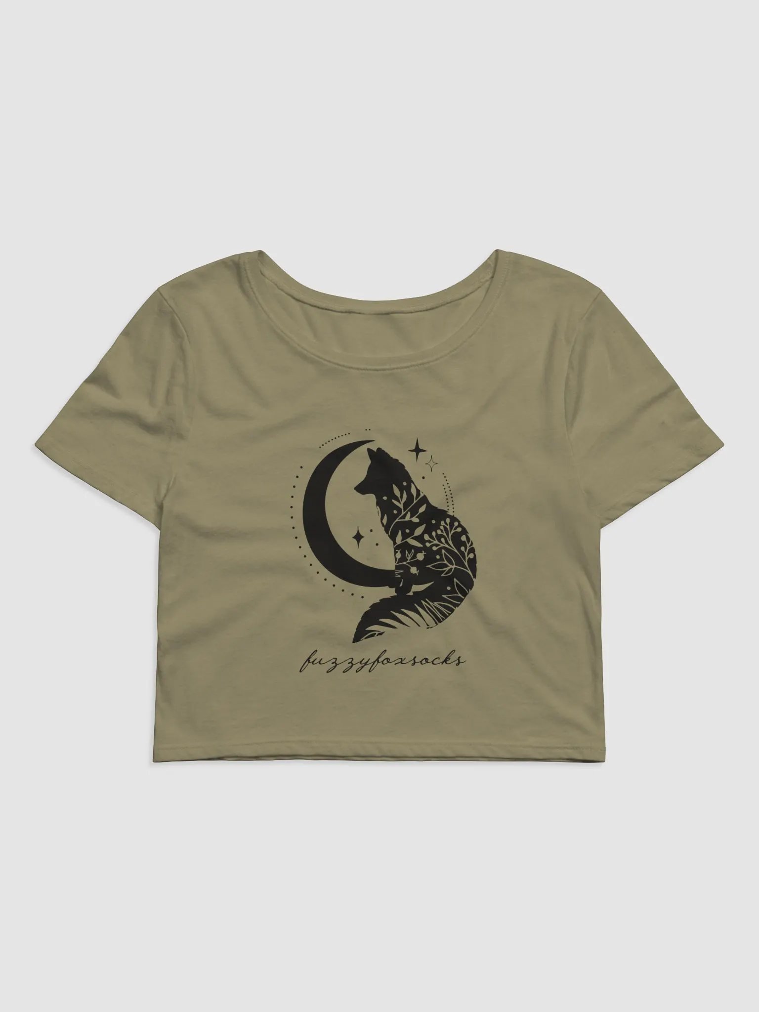 moon fox V1 - cropped tee product image (1)