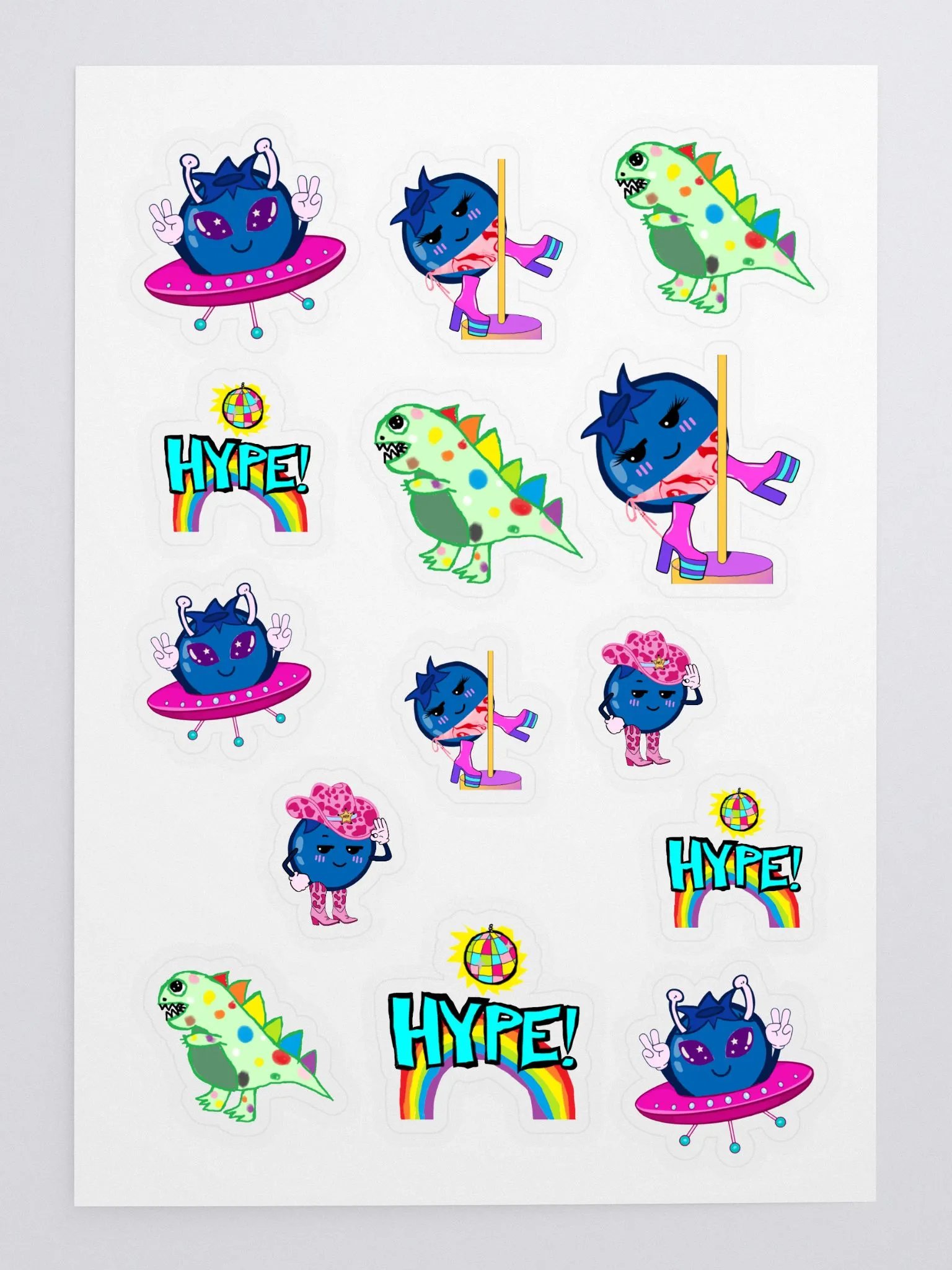 Chaos Sticker Sheet product image (1)