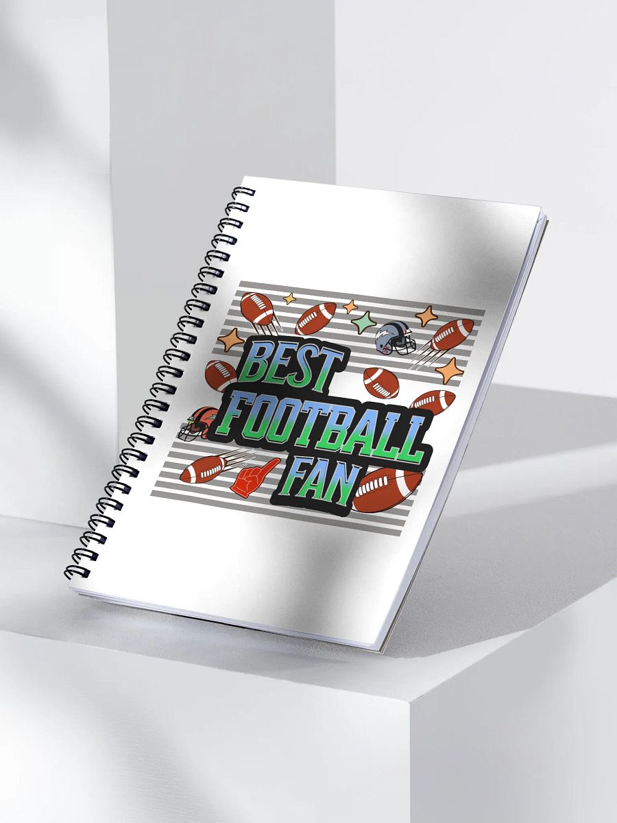 Best Football Fan Gridiron Glory Spiral Notebook product image (3)