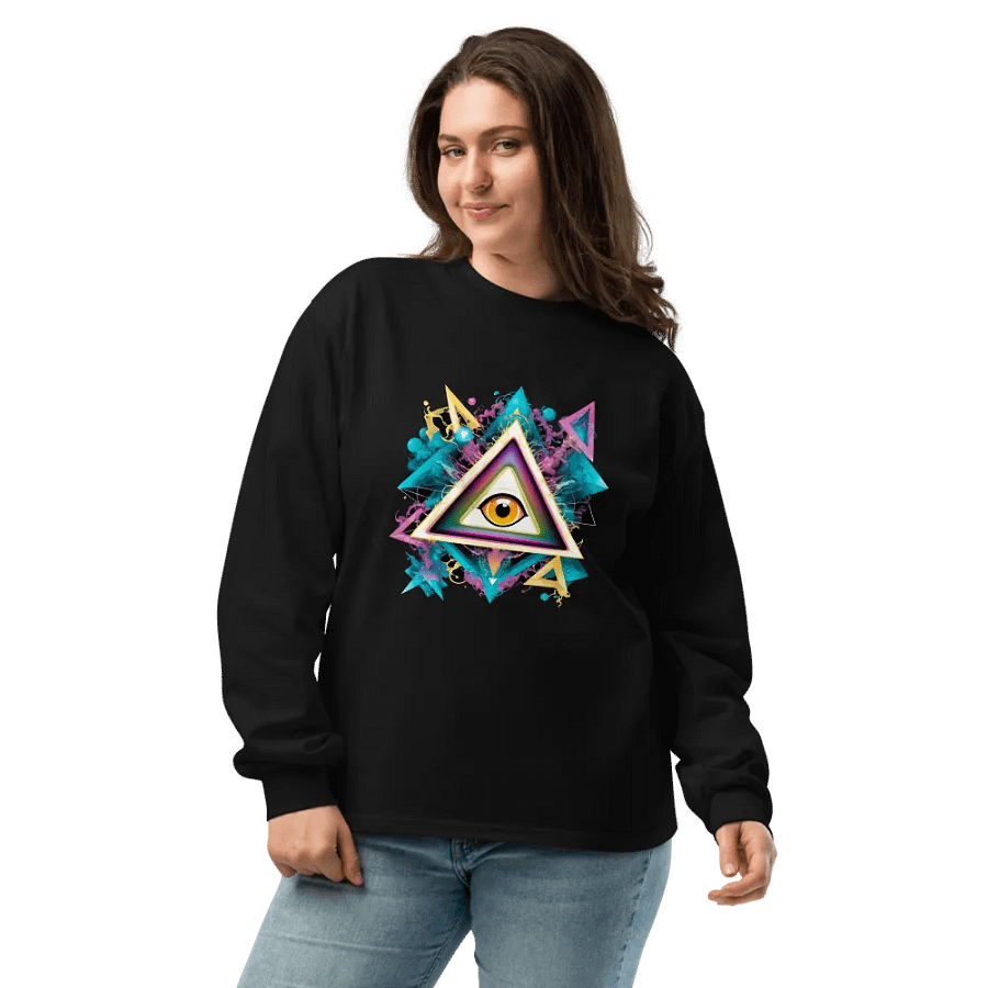 [All Seeing Eye] - Unisex Premium Heavyweight Long Sleeve Shirt product image (10)