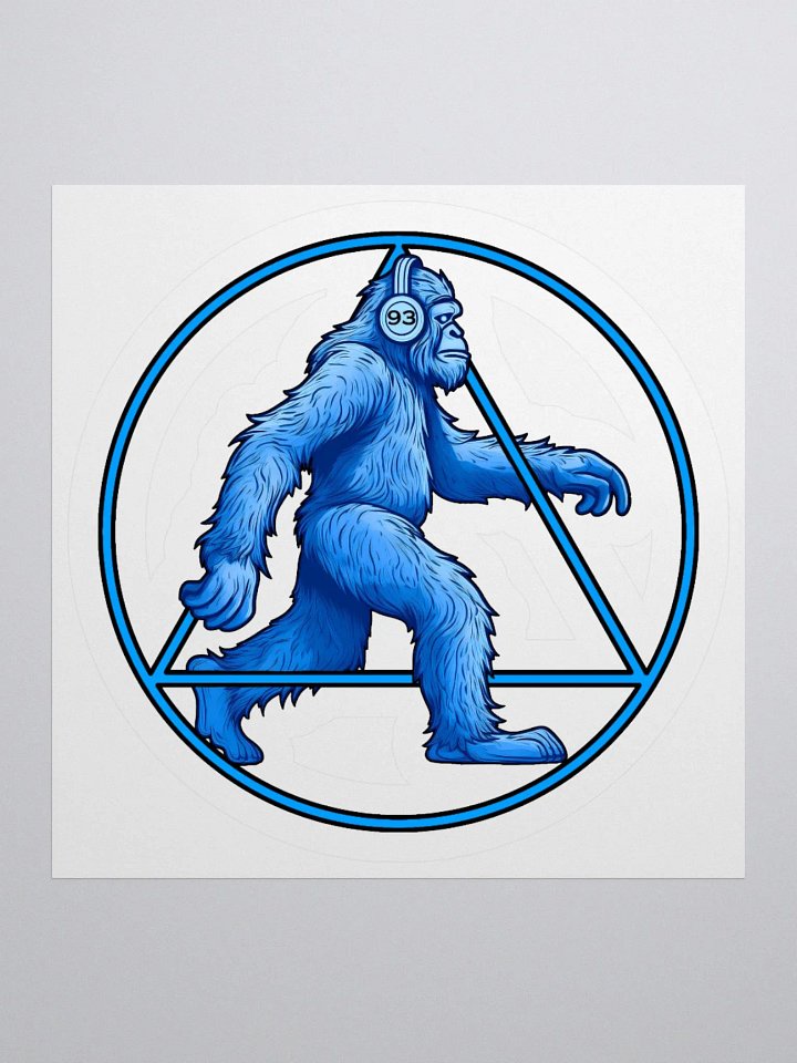 Mysterious MrSquatch Sticker product image (1)