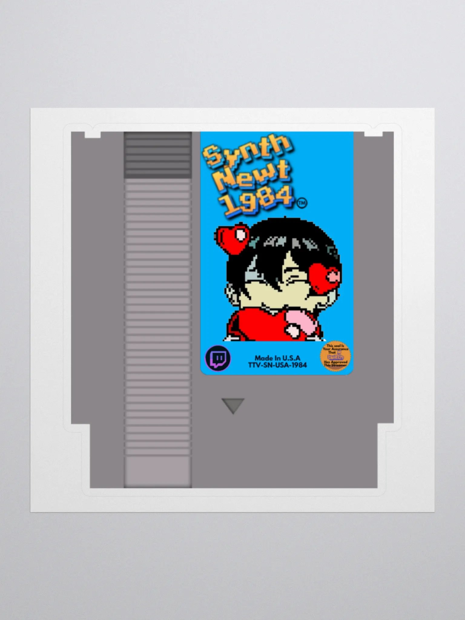 Retro Cart SynthNewt1984 Sticker product image (1)
