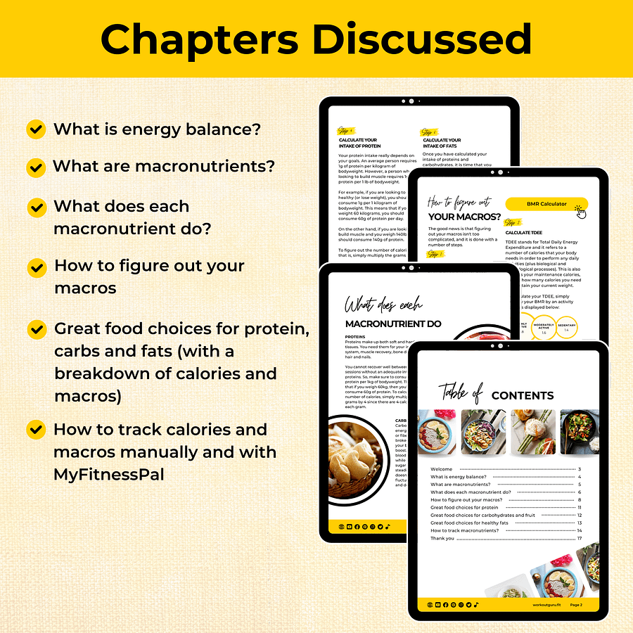Macronutrients Tracking Guide Ebook product image (3)