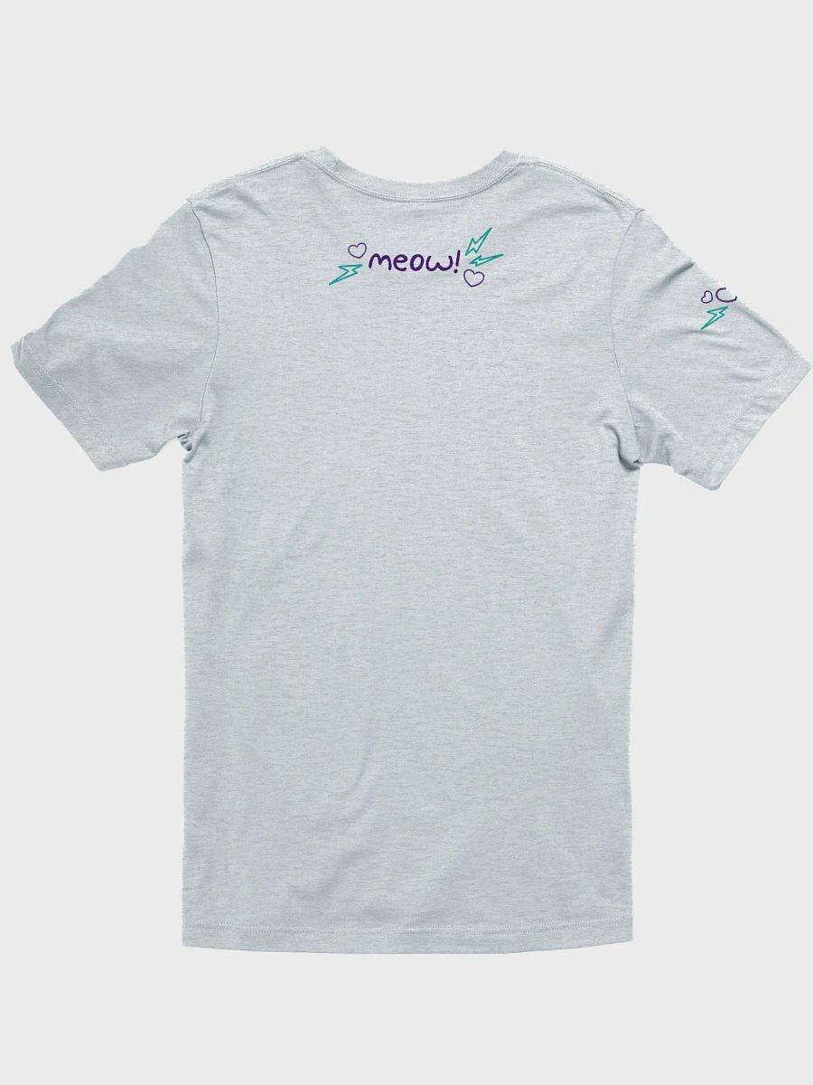 Lovely Digital Meow // T-Shirt - Teal - Light Mode product image (2)