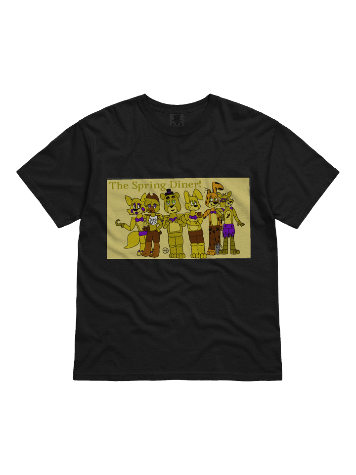 Spring Diner CREW T-Shirt! Vintage background version! product image (1)