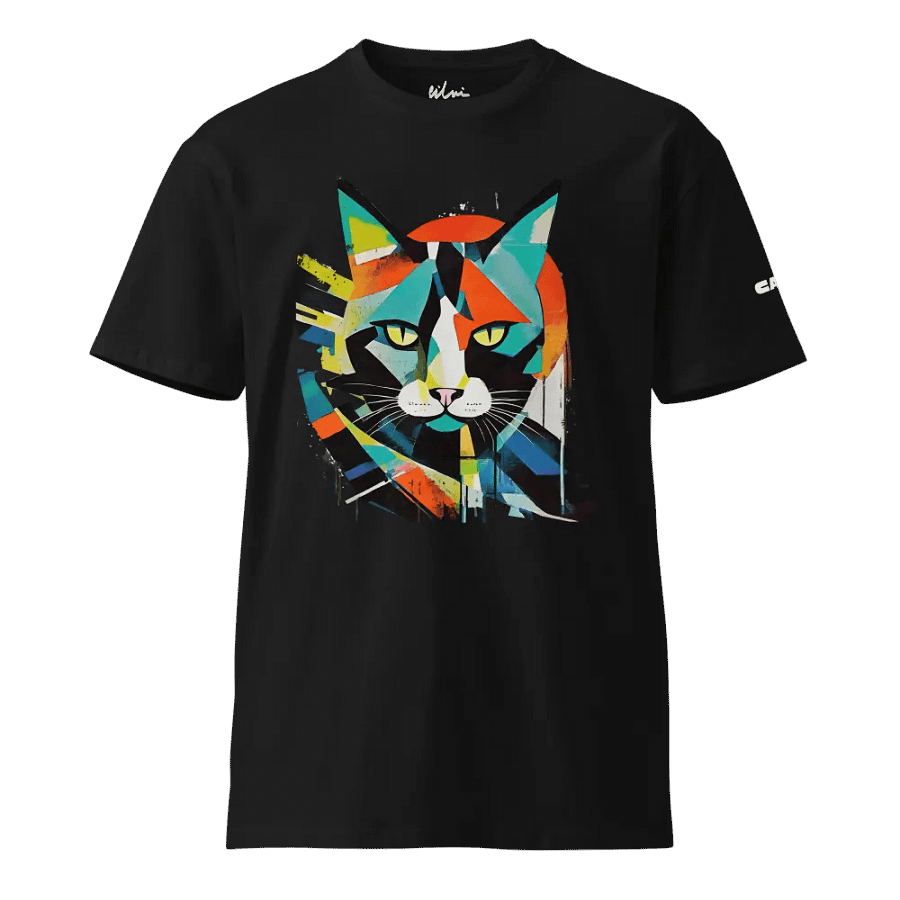 Cat Unisex T-Shirt – Vibrant & Artistic Feline Design 🎨🐱 product image (1)