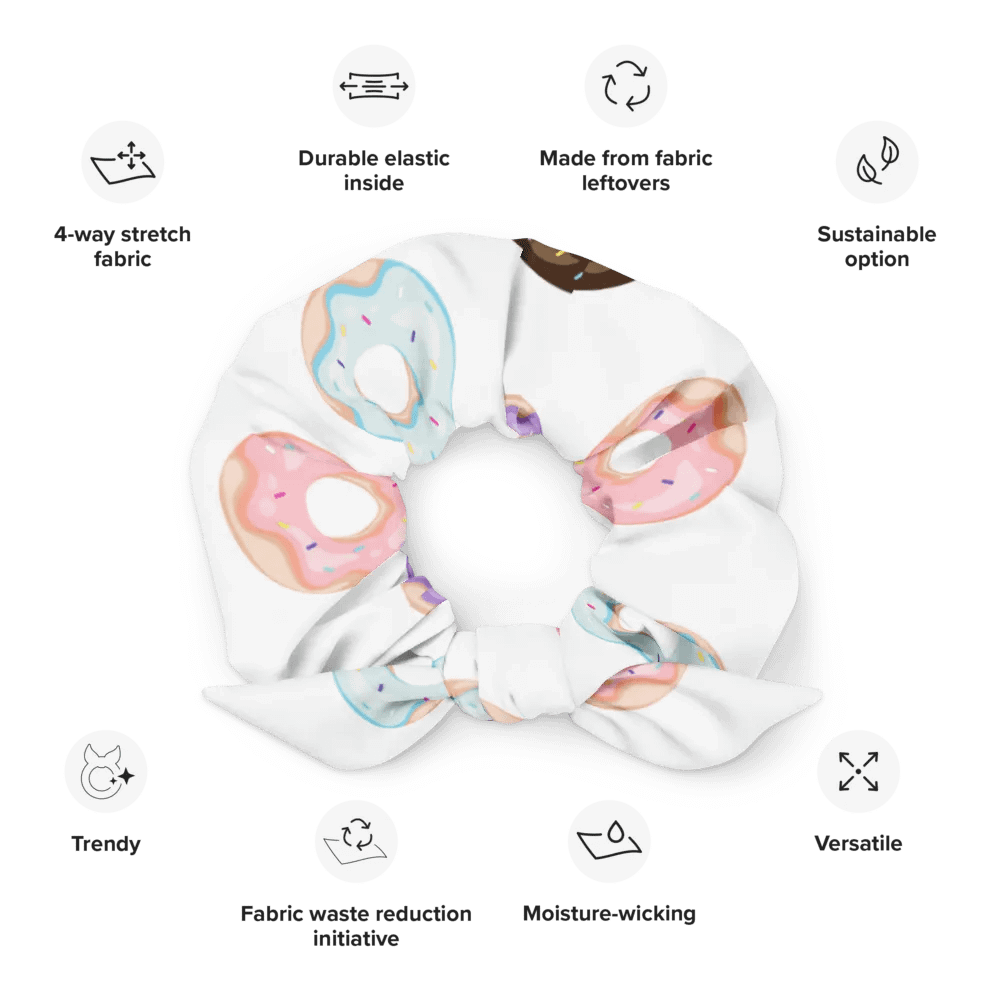 Donut Delight Print Scrunchie product image (12)