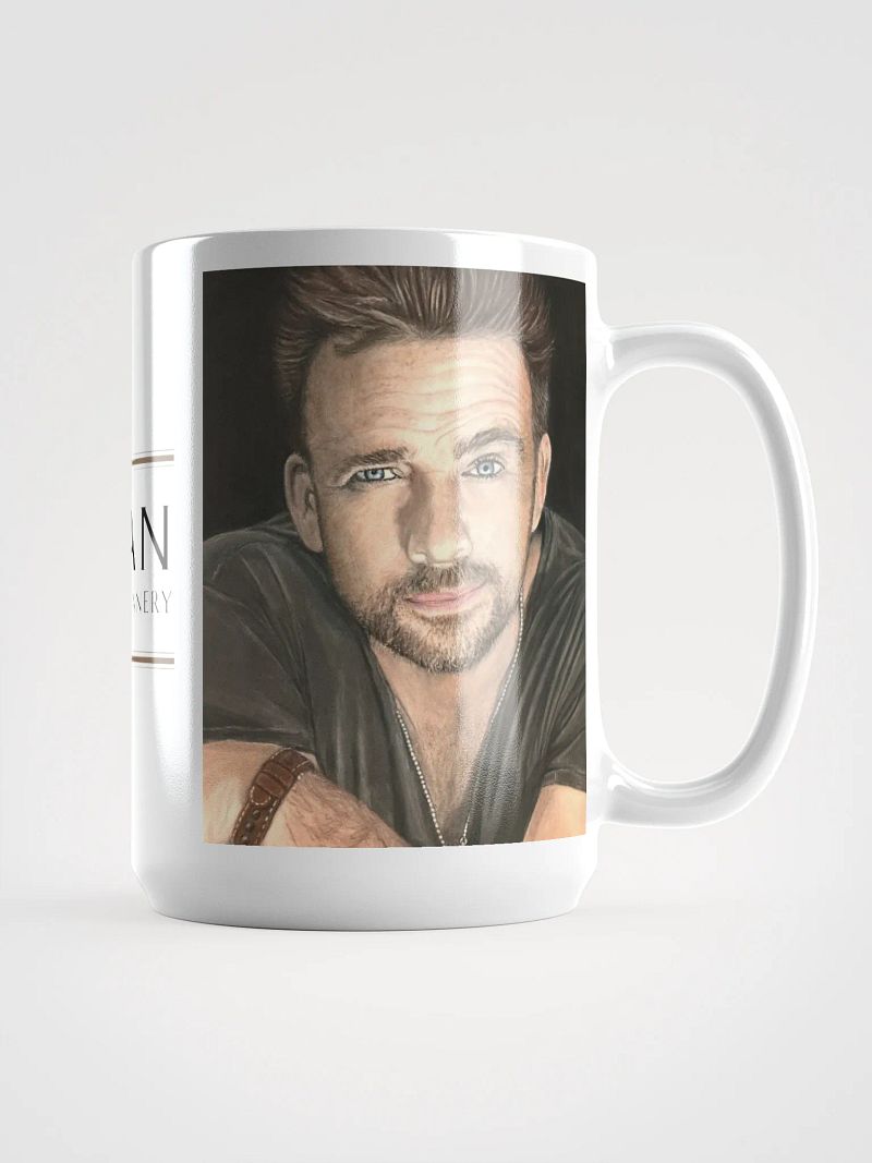The Lifted Brow – Sean Patrick Flanery Pastel Portrait Mug (15 oz)