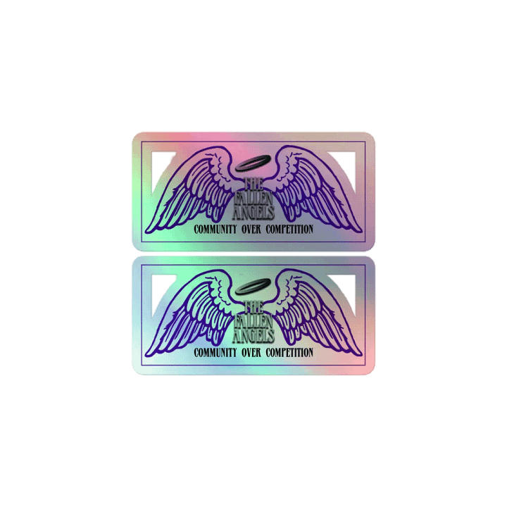 Fallen Angel Emblem Holographic Stickers x2 Stickers product image (1)