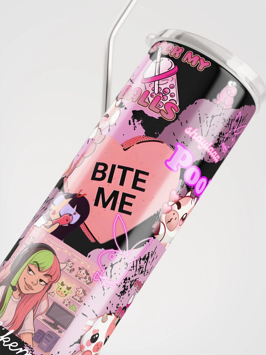 Pookies pink collage tumbler product image (4)