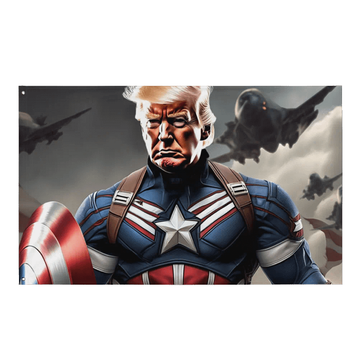 Captain Trumpmerica Flag product image (1)
