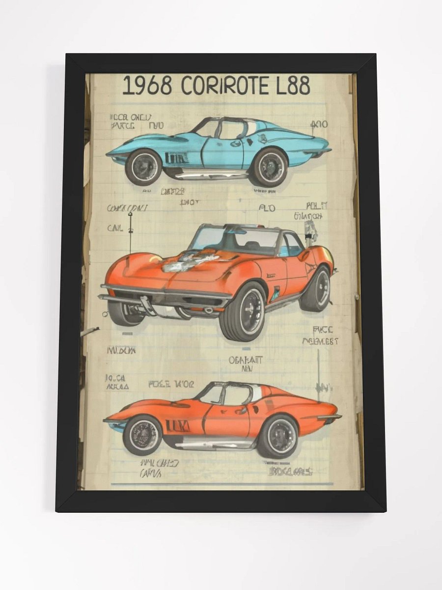 Own the Roar: Chevrolet Corvette L88 Poster Wall Masterpiece product image (4)