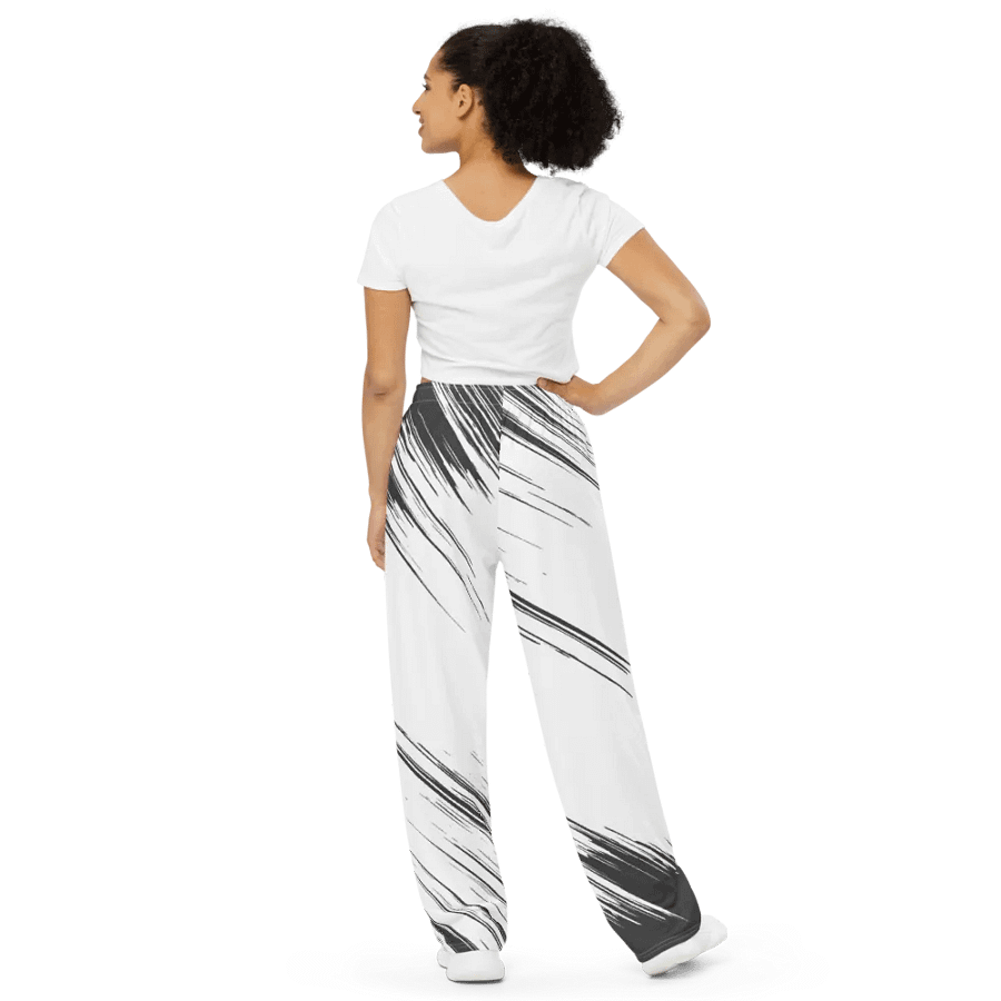 Pants black and white product image (9)
