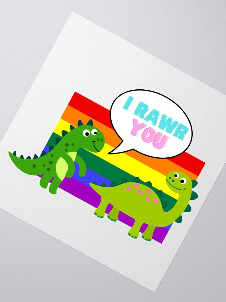 I Rawr You Sticker product image (2)