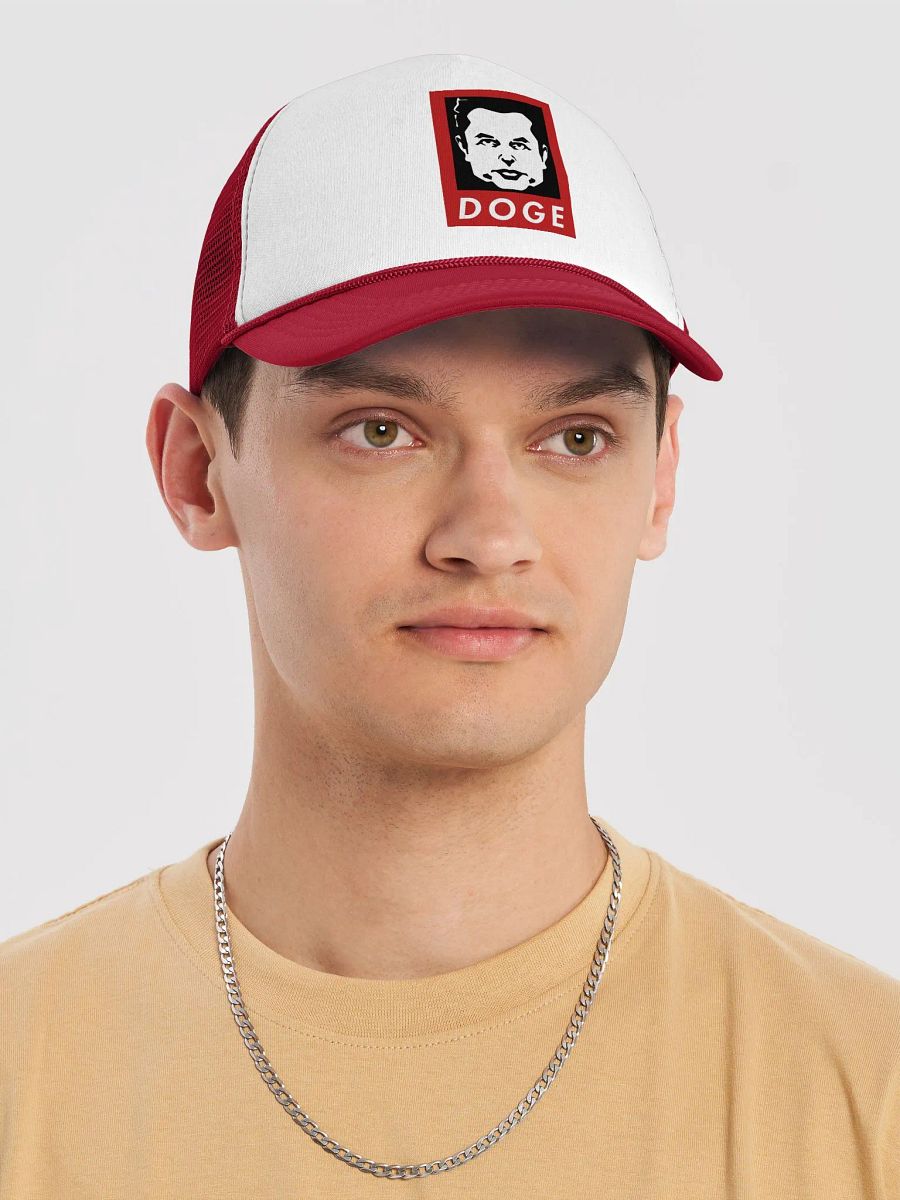 DOGE Face Foam Trucker Hat product image (5)