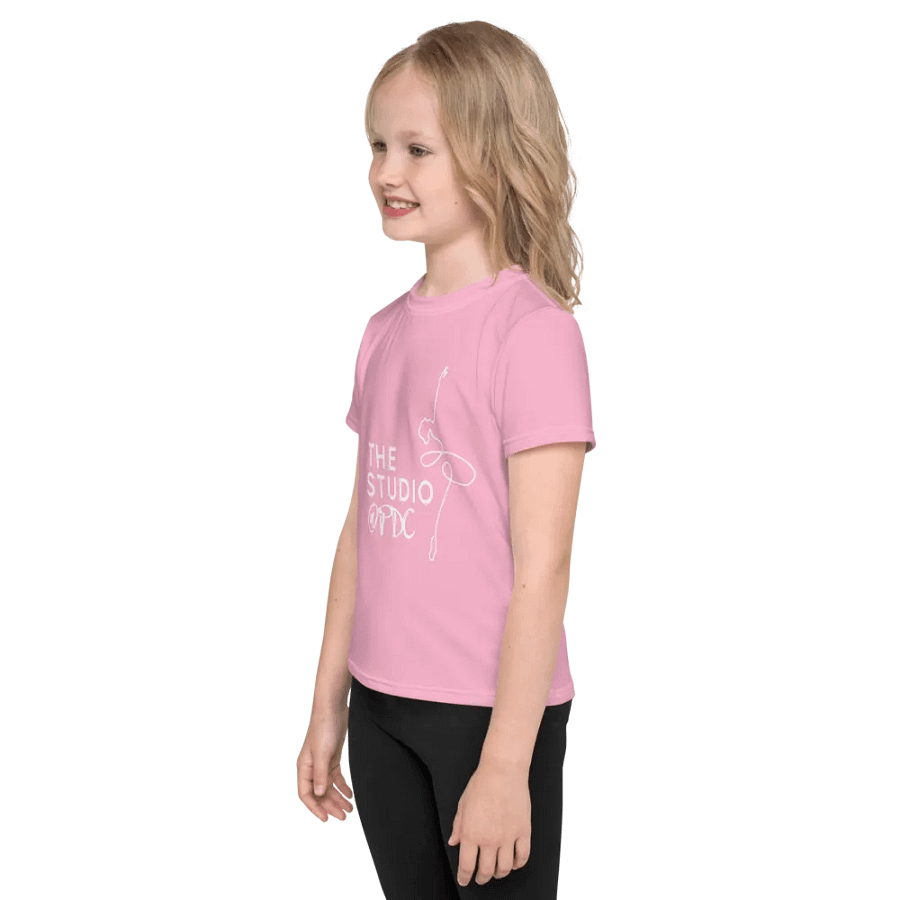 Kids T-Shirt | Pink with White Logo product image (3)