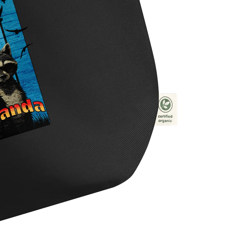 Summer Trash Panda Organic Cotton Tote product image (2)