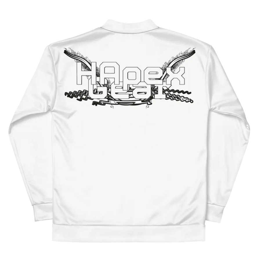 Bomber Jacket - White - White HApex Gear White Logo product image (8)