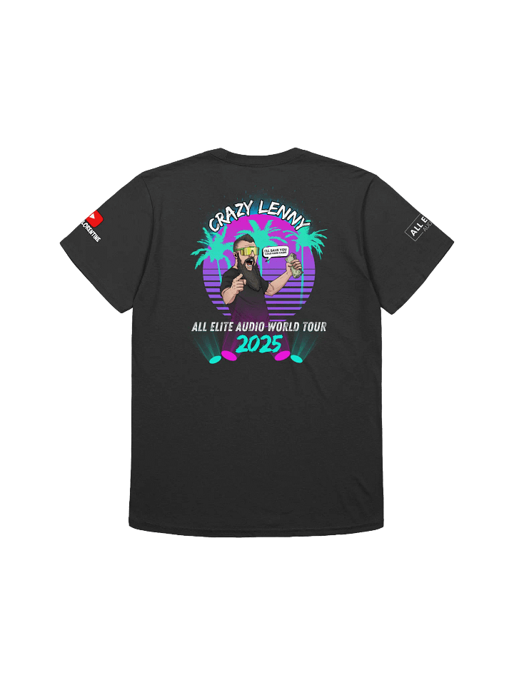 Crazy Lenny's All Elite Audio World Tour '25 Tee product image (1)