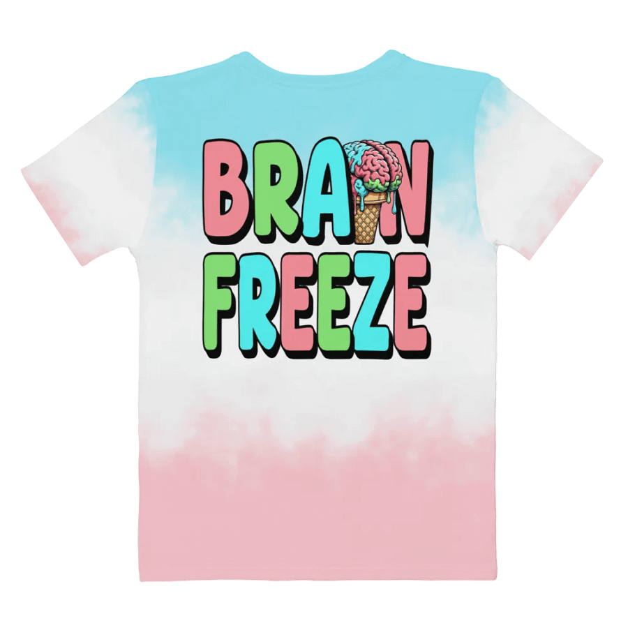 Brain Freeze Women's Crew Neck T-Shirt product image (8)