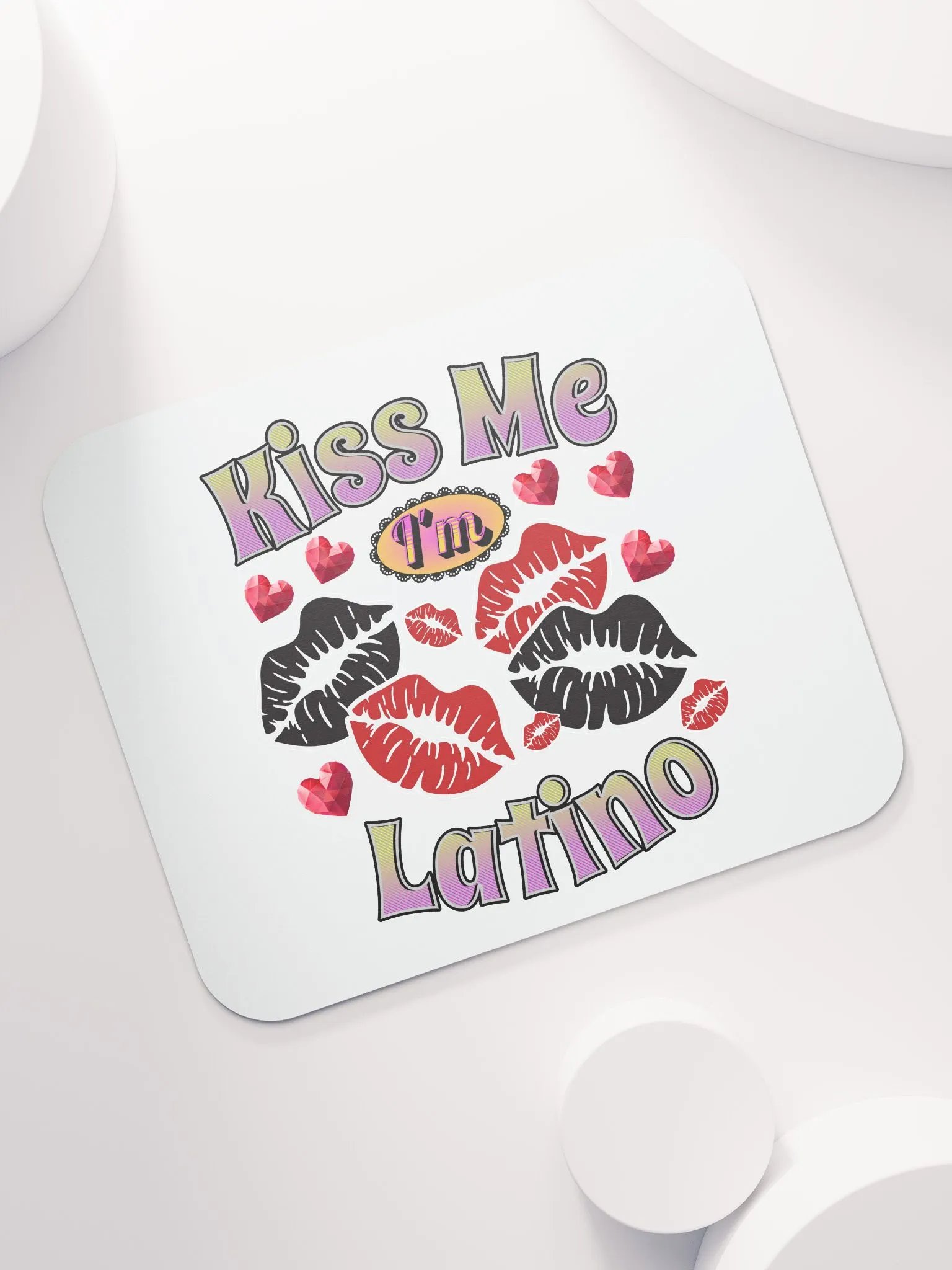 Kiss Me Im Latino Pride Mouse Pad product image (5)