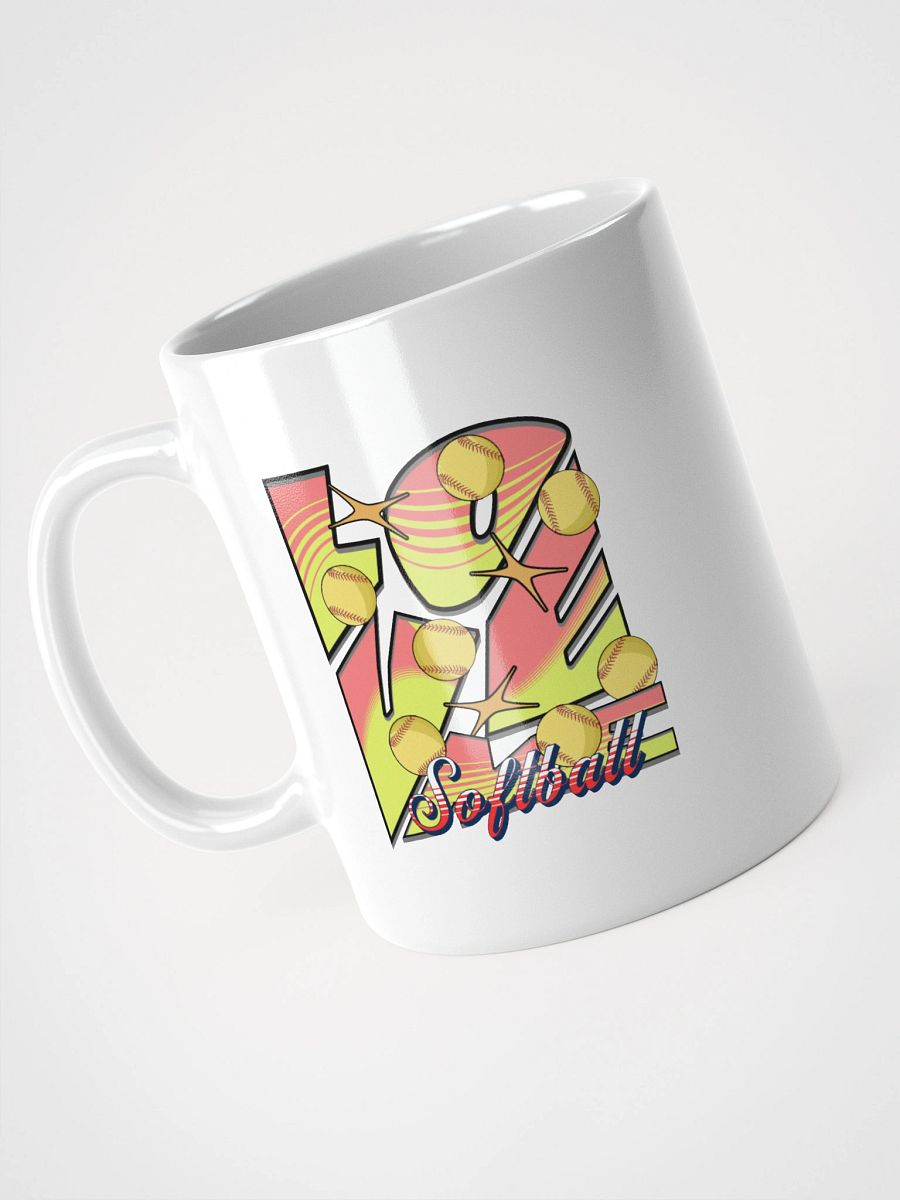 Love Me Softball Graphic Mug product image (2)