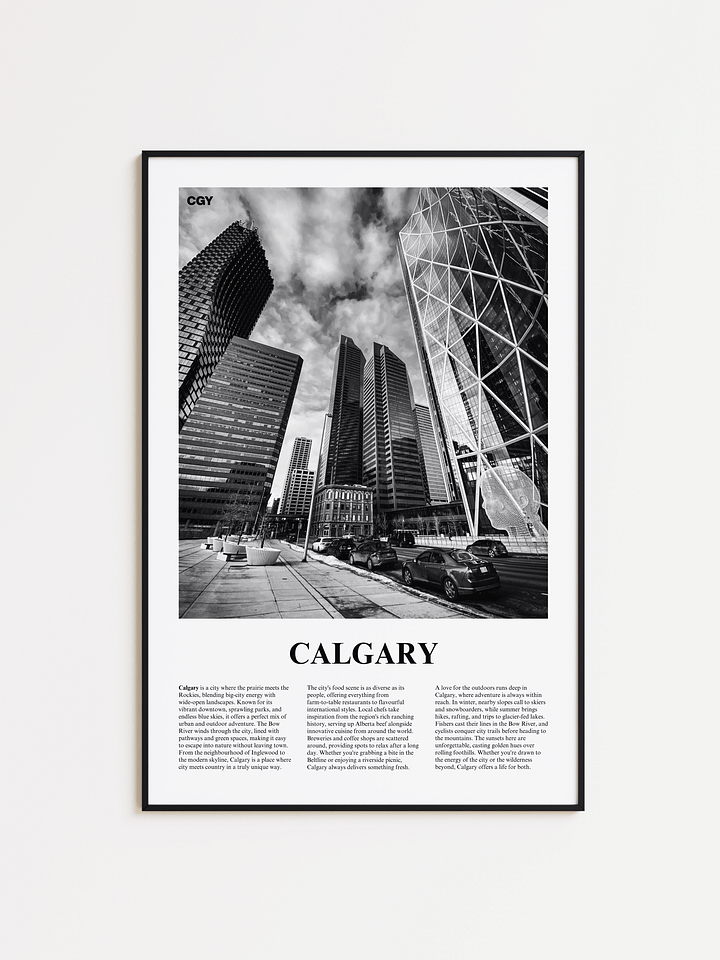 Calgary 02 Newspaper Poster product image (1)