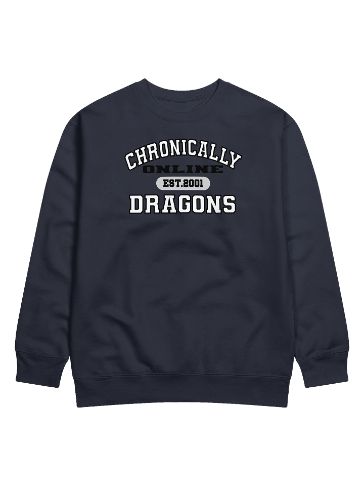 Chronically Online Collegiate Sports Sweatshirt product image (1)