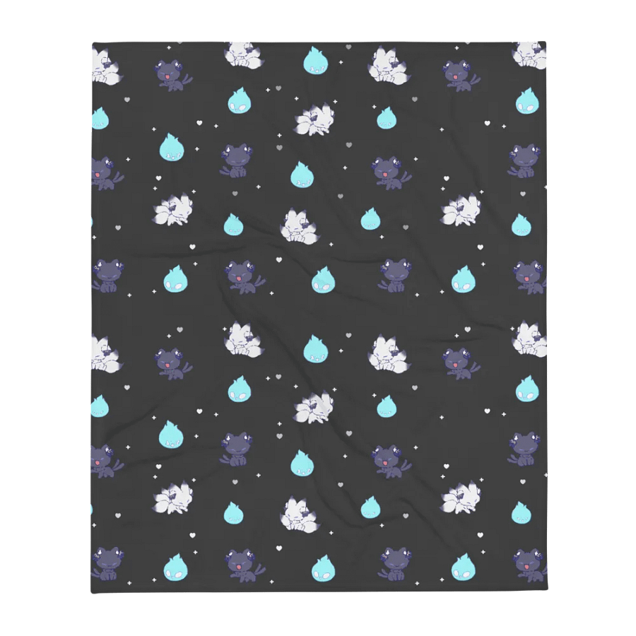 meiya, meinya & wisps blanket (black) product image (1)