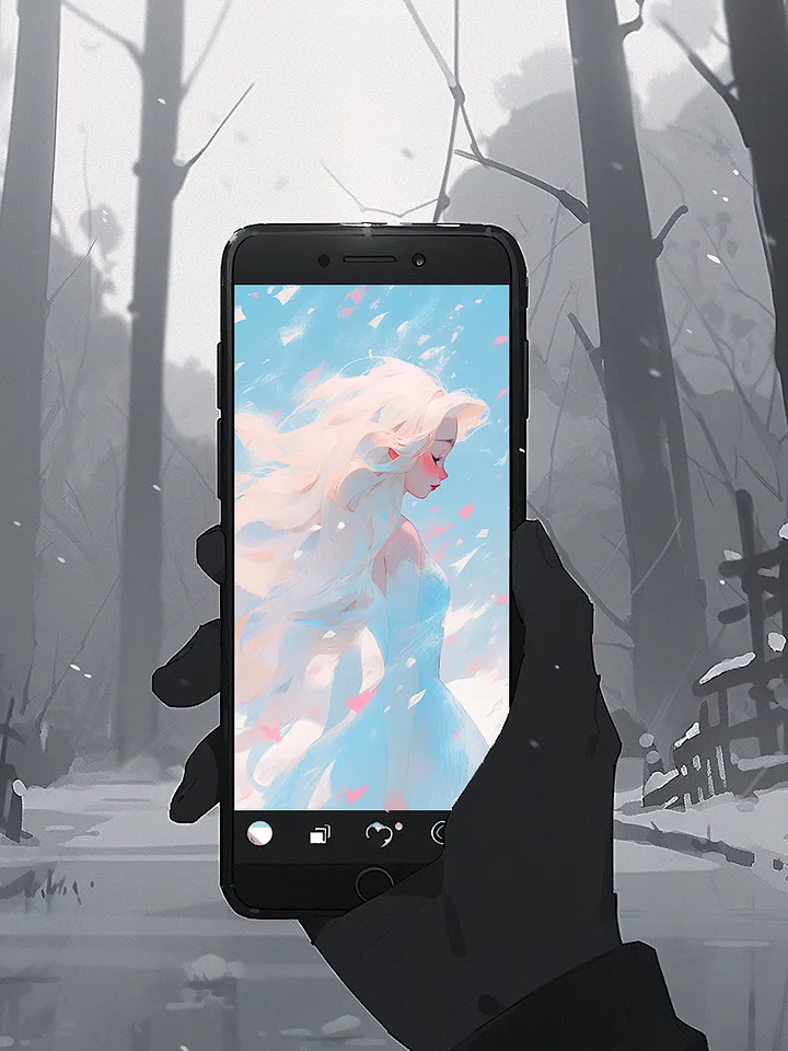 Nirvana | Glacier Phone Wallpaper product image (1)