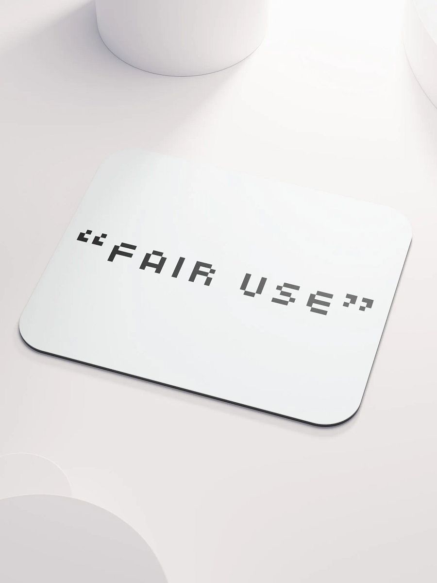 “Fair Use” Mouse Pad product image (1)