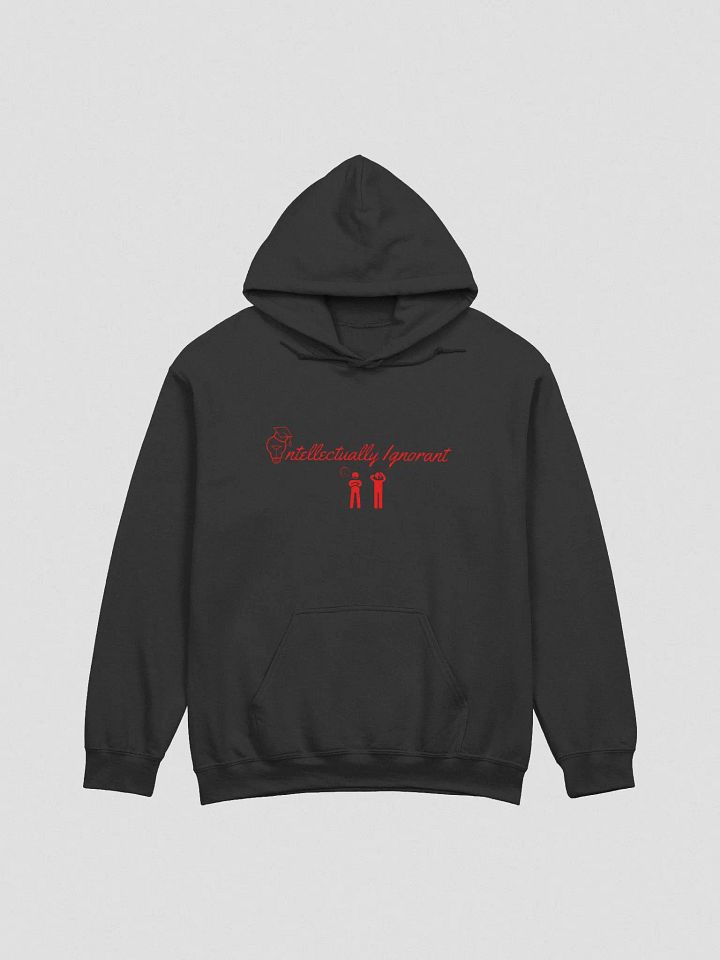 Intellectually Ignorant Gildan Hoodie ( Red Logo) product image (1)