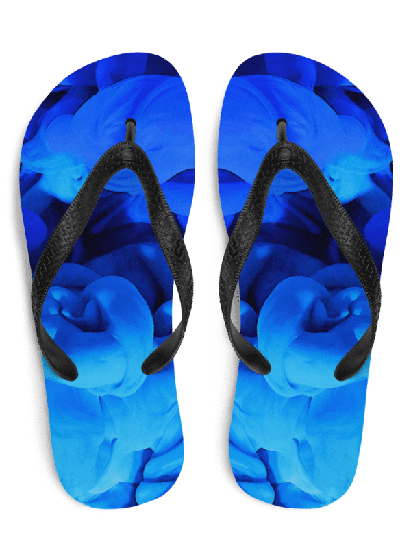 Cloudy Blue Flip Flops product image (1)